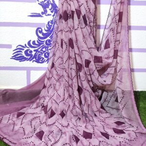 georgette sarees with thread border