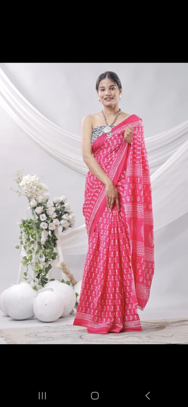 Mulmul cotton sarees