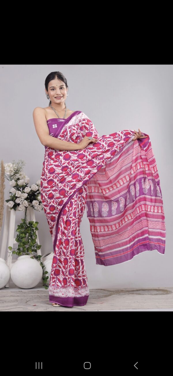 MulMul cotton sarees